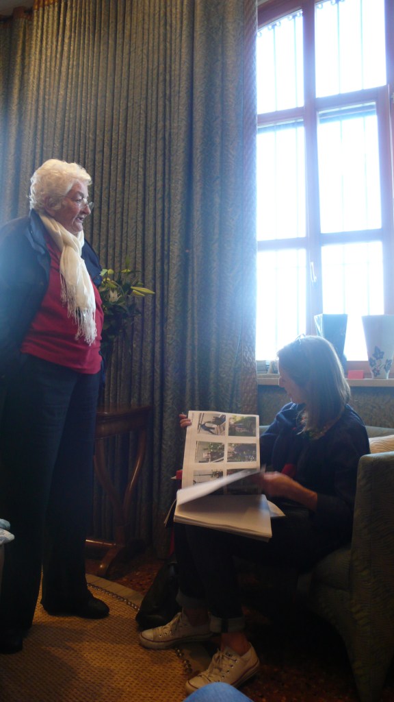 Non and Tudy in showroom