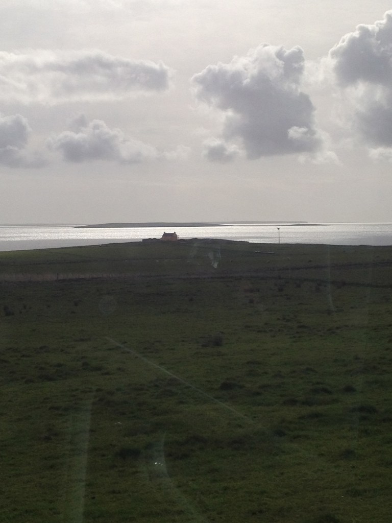 dream house thru bus window